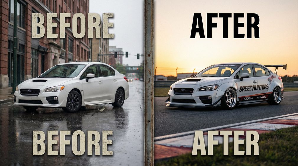 小马拉大车改装前后对比